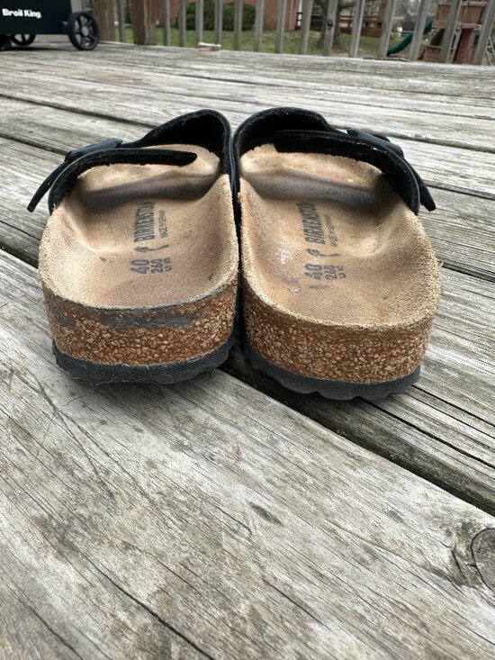 Birkenstock Womens Catalina Sandal Size 40 Birko-Flor Strap Black - Picture 4 of 7